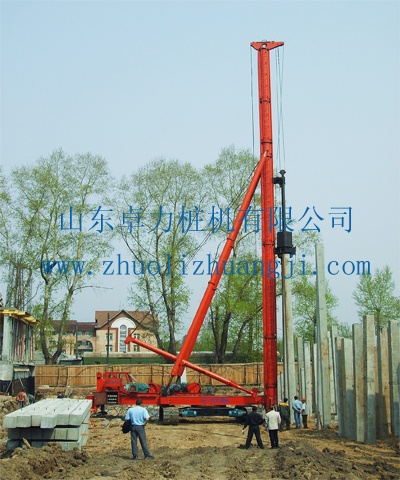 导杆式柴油锤打桩机